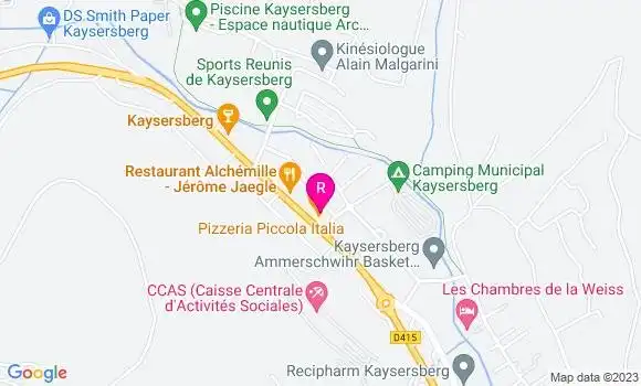 Localisation Pizzeria Piccola Italia