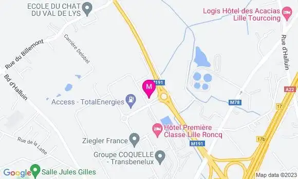 Localisation Restaurant  Le 1000 Pattes