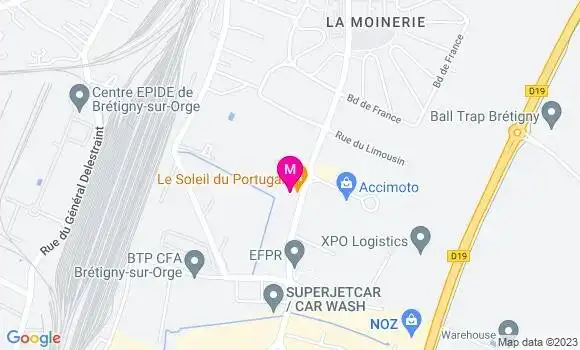 Localisation Restaurant Portugais Le Soleil du Portugal