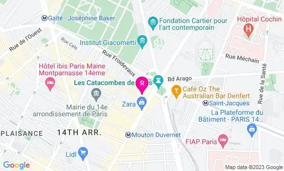 Localisation Brasserie Maison Péret