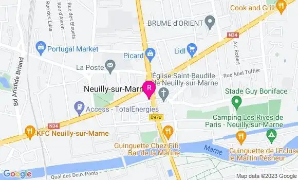 Localisation Restaurant  Palais de l