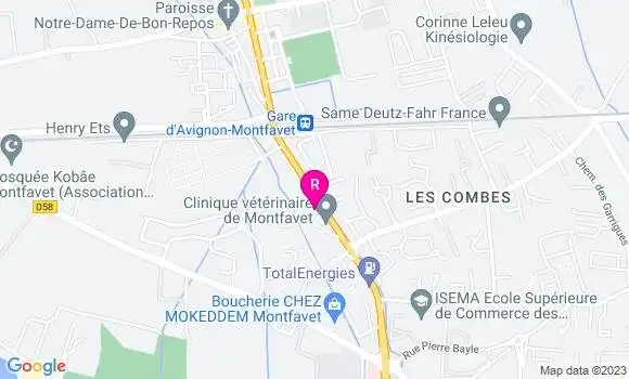 Localisation Restaurant  Les Lauriers Roses