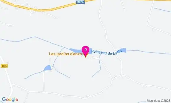 Localisation Restaurant  Les Jardins d