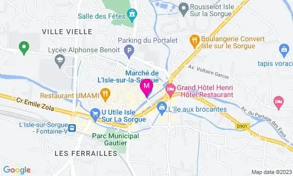 Localisation Restaurant  La Passerelle