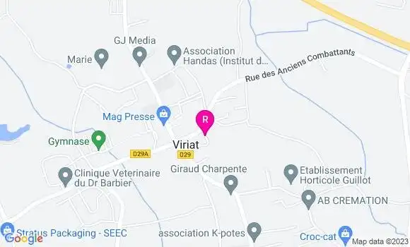 Localisation Restaurant  Versaud et Fils