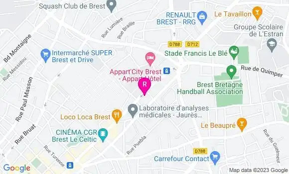 Localisation Crêperie La Fermette