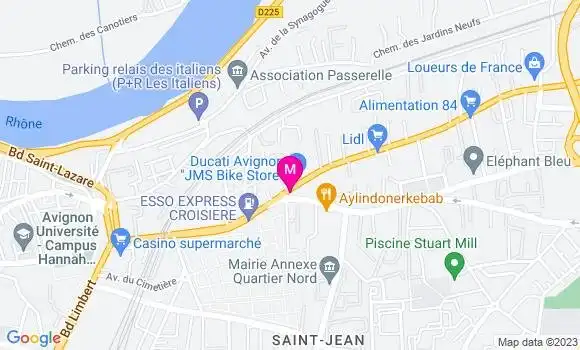 Localisation Brasserie La Croisière
