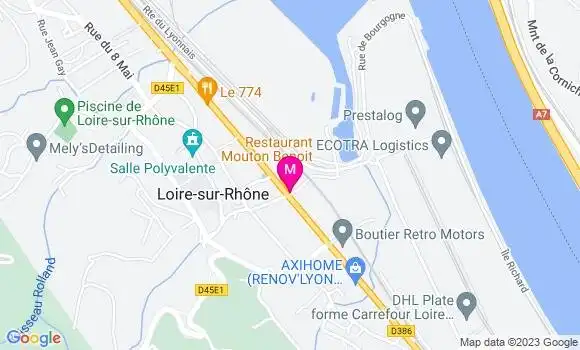 Localisation Restaurant  Mouton Benoit