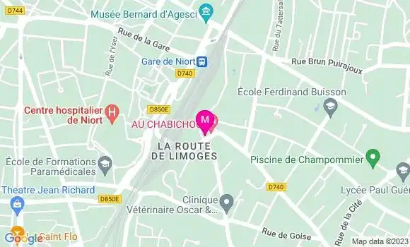 Localisation Restaurant  Au Chabichou