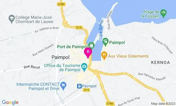 Localisation Restaurant  Les Chalutiers