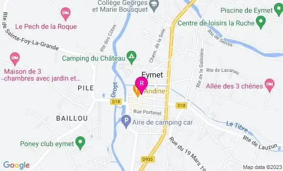 Localisation Restaurant  L
