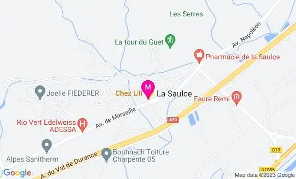 Localisation Restaurant  Chez Lili