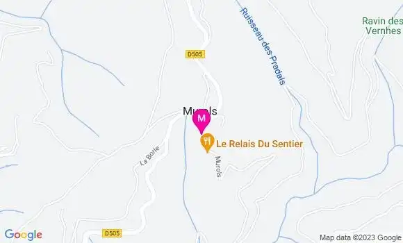 Localisation Restaurant  Le Relais du Sentier