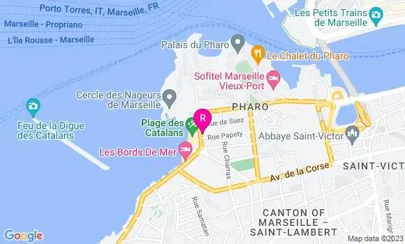 Localisation Restaurant  Chez Michel