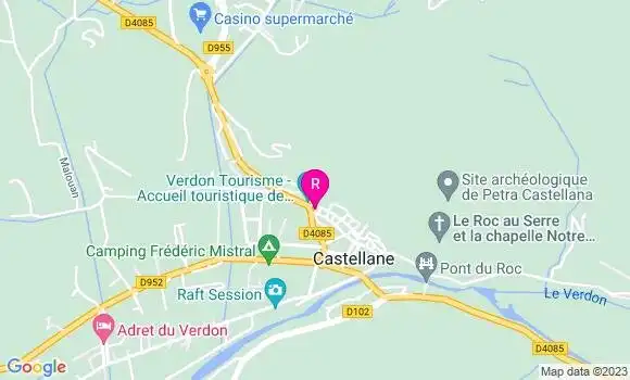 Localisation Restaurant  La Voute