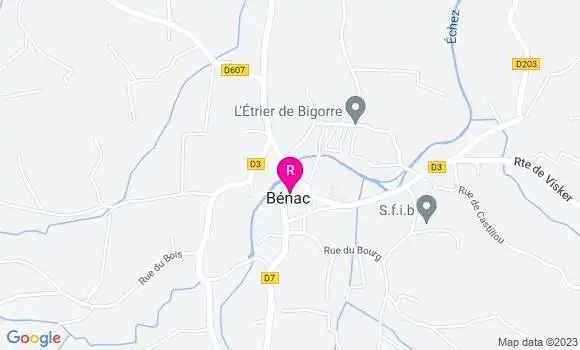 Localisation Restaurant  La Pastourelle