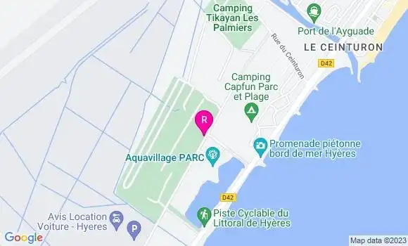 Localisation Restaurant  Camping les Pins Maritimes
