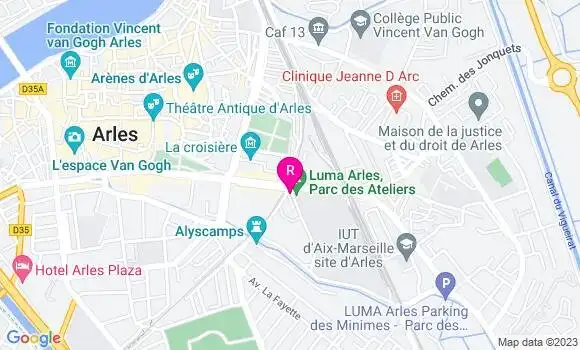 Localisation Brasserie les Ateliers