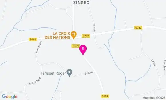 Localisation Restaurant  La Croix des Nations