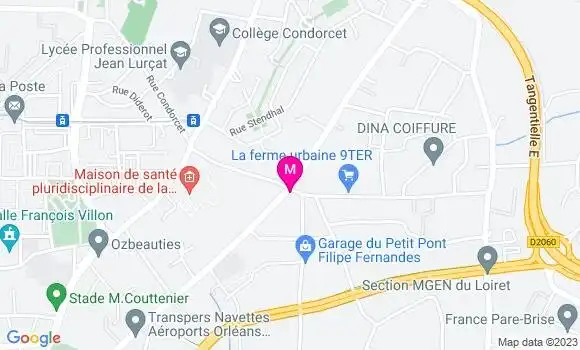 Localisation Restaurant  Le Grillon
