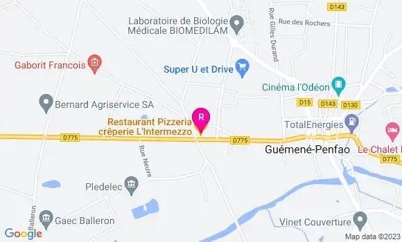 Localisation Crêperie L