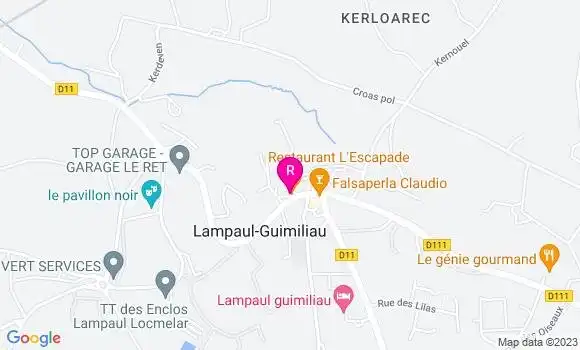 Localisation Restaurant  L