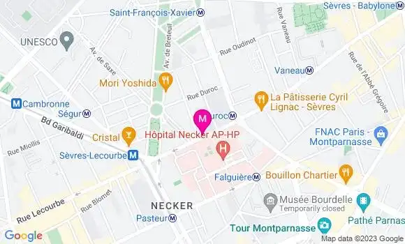 Localisation Restaurant  Le Sèvres