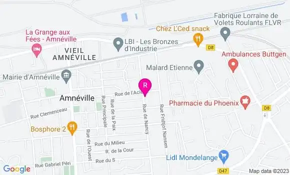 Localisation Restaurant  L