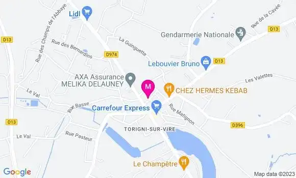 Localisation Restaurant  La Pomme d