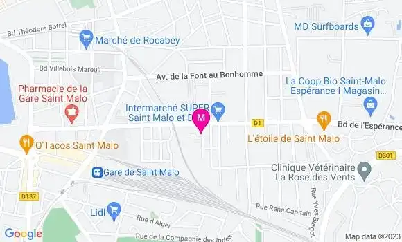 Localisation Restaurant  L