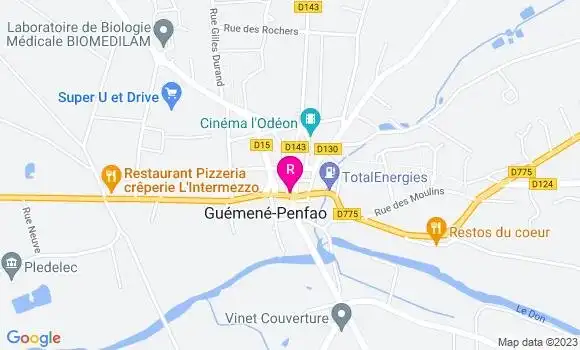 Localisation Restaurant  Le Central