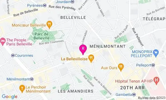 Localisation Restaurant  Big M