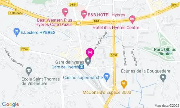 Localisation Restaurant Marocain Le Palmier d