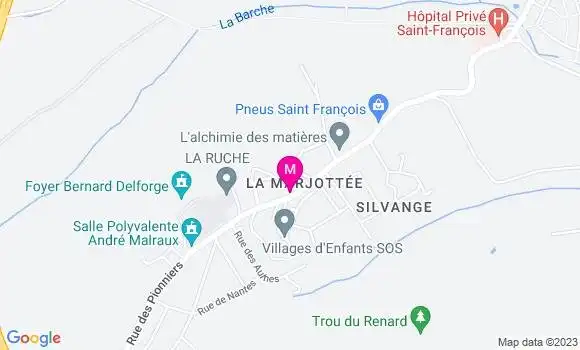 Localisation Pizzeria Marcus