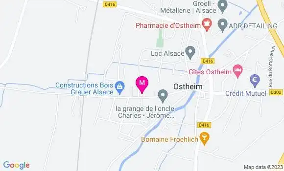 Localisation Restaurant  La Grange