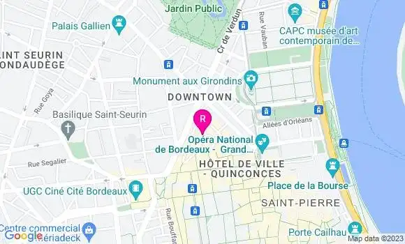 Localisation Restaurant  Café de Minuit
