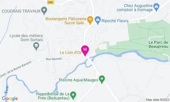 Localisation Restaurant  Le Lion d