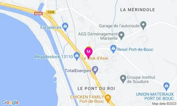 Localisation Restaurant  La Table de Maître Panisse