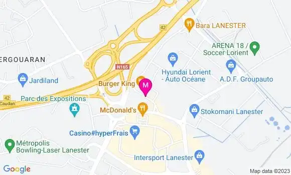 Localisation Restaurant  L