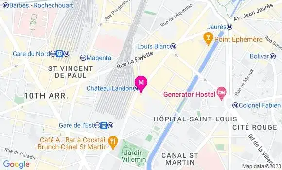 Localisation Restaurant Asiatique Yamada