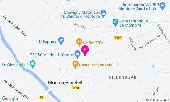 Localisation Café de la Ville