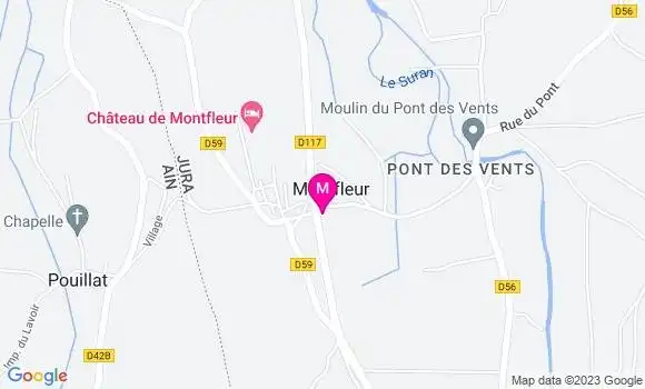 Localisation Restaurant  Le Montfleuri