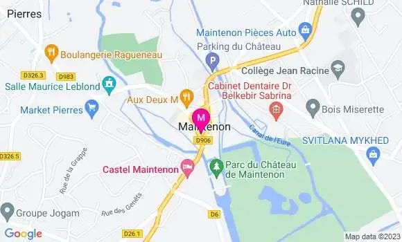 Localisation Restaurant  Le Relais du Château