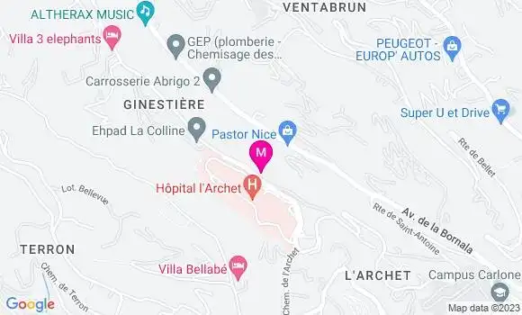Localisation Restaurant  Lou Ginestre