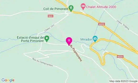 Localisation Restaurant  Les Carlines