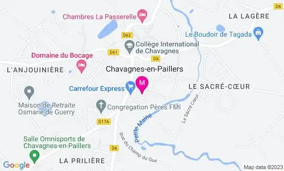 Localisation Pizzeria Le P
