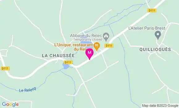 Localisation Restaurant  Le Guillou Marie