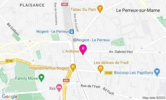 Localisation Restaurant  L