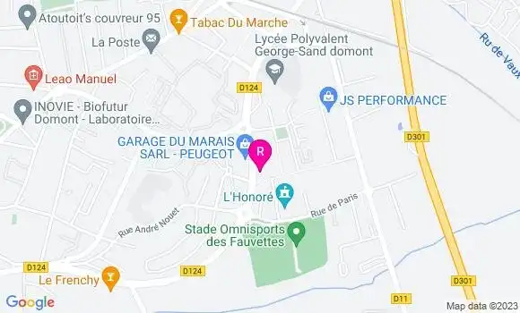 Localisation Restaurant  Mona Lisa