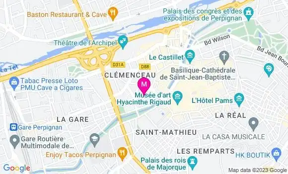 Localisation Restaurant  L